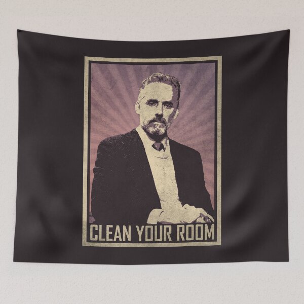Item preview, Jordan Peterson Clean Your Room designed and sold by BennyBearProof.