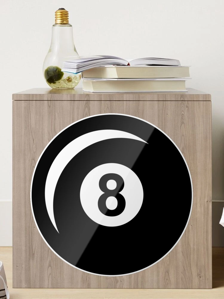 Realistic 8 Ball Pool Billiards Eight Ball Sticker for Sale by cinemapool