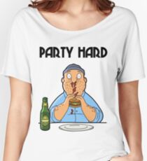 Teddy - Party Hard Women's Relaxed Fit T-Shirt