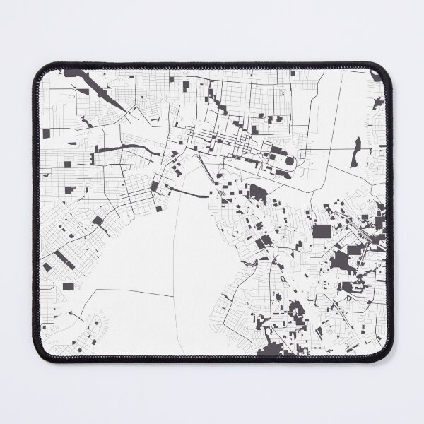Item preview, Jacksonville Black white Map Art Florida USA designed and sold by EpicMaps.