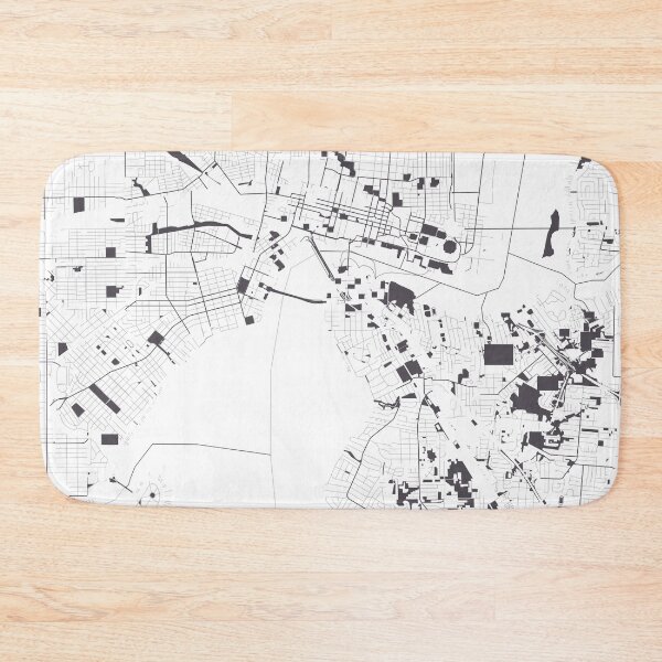 Item preview, Jacksonville Black white Map Art Florida USA designed and sold by EpicMaps.