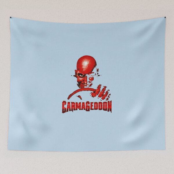 Item preview, Carmageddon retro race game fan print with text Classic T-Shirt designed and sold by JanSchakel.