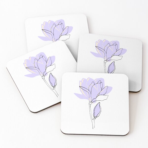 Item preview, Minimal lavender flower line art  designed and sold by Quirknmore.