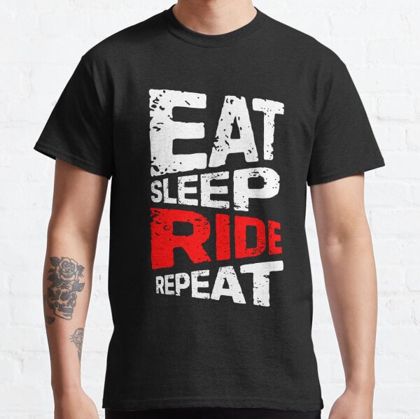 Eat sleep ride repeat t-shirt design for motorcycle lovers 6749127