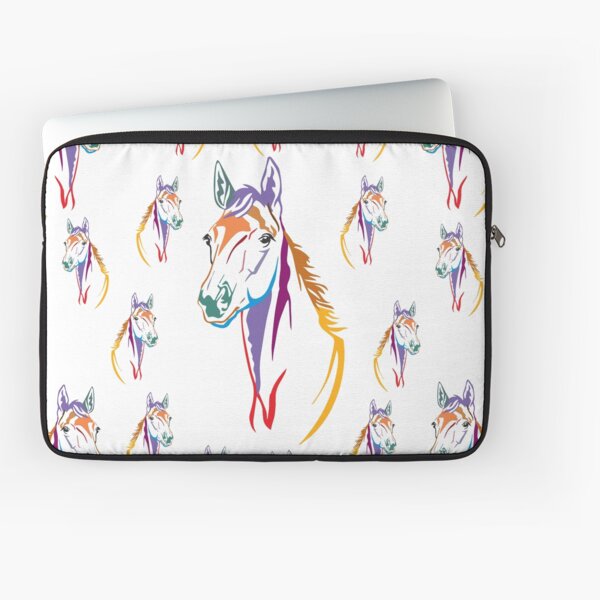 Aperçu de l'œuvre Têtes de cheval abstraites en couleur Les chevaux font de beaux compagnons Je suis sûr que vous connaissez quelqu'un qui aime les chevaux. créée et vendue par Abstractdiva.