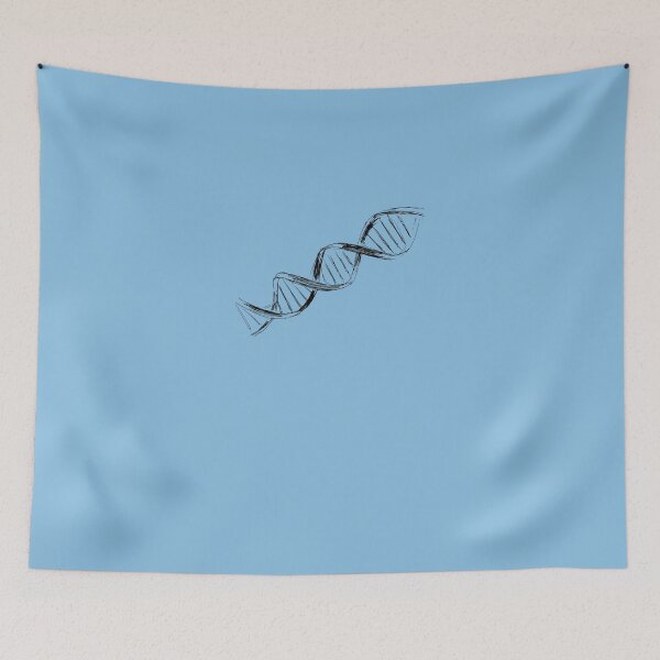 Item preview, DNA Strand Sketch Sticker designed and sold by HongxiangCai.