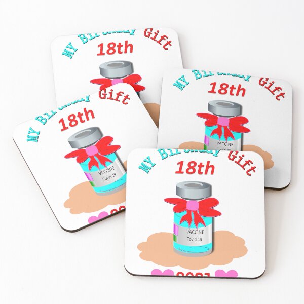 Item preview, Birthday Gift 18th Vaccine gift designed and sold by ProgoGrafis.