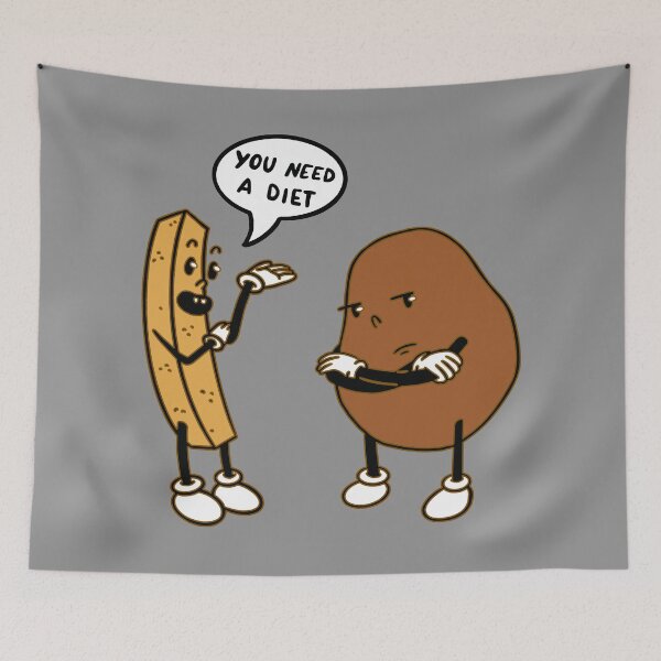 Item preview, Funny comic design with potatoes designed and sold by Alex-Creare.