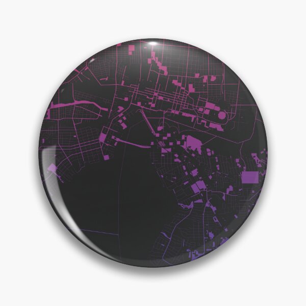 Item preview, Jacksonville city Pink Blue Map Art Florida USA designed and sold by EpicMaps.