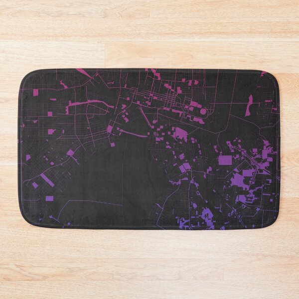 Item preview, Jacksonville city Pink Blue Map Art Florida USA designed and sold by EpicMaps.