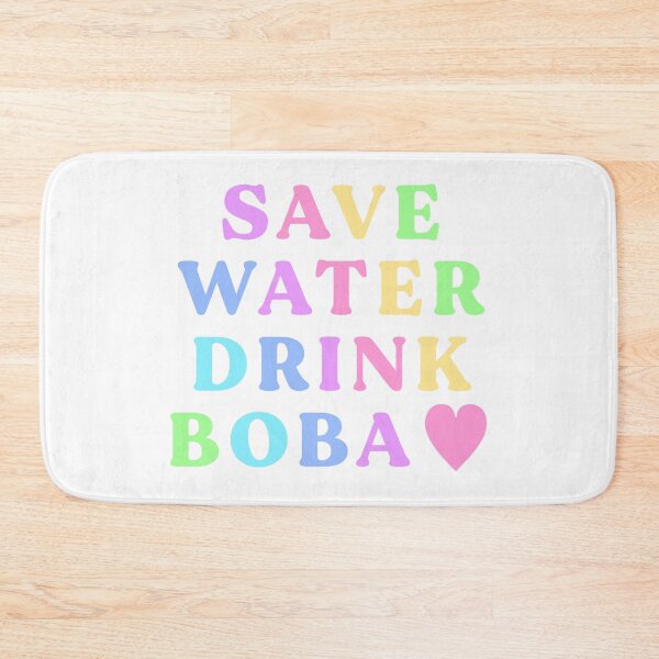 Artikelvorschau, Save Water Drink Boba Pastell entworfen und verkauft von MadeByBeata.