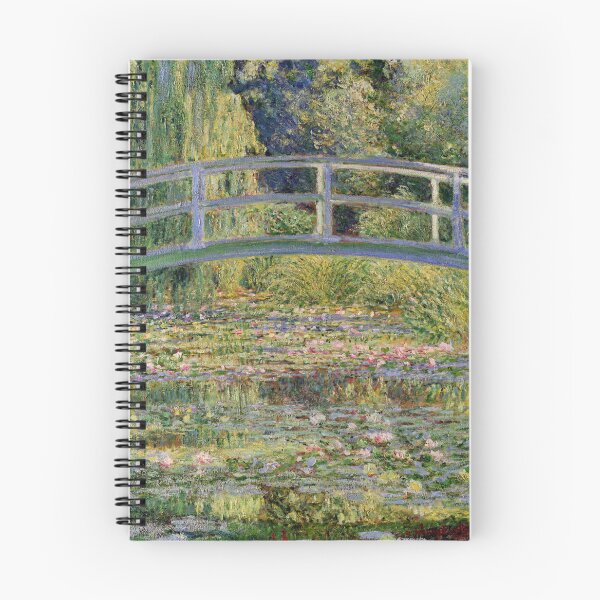 Item preview, HIGH QUALITY Claude Monet: The Japanese Bridge NOTEBOOKS, POSTERS, ART PRINTS, T-SHIRTS, HOODIES, PILLOWS, PHONE CASES designed and sold by TheLittleShiba.