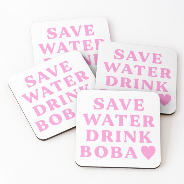 Artikelvorschau, Sparen Sie Wasser trinken Boba Pink entworfen und verkauft von MadeByBeata.
