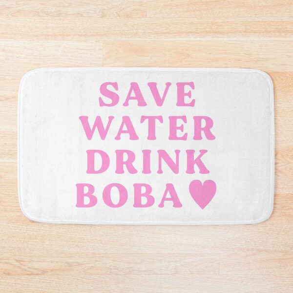 Item preview, Save Water Drink Boba Pink designed and sold by MadeByBeata.