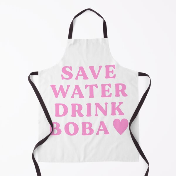 Item preview, Save Water Drink Boba Pink designed and sold by MadeByBeata.