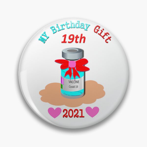 Item preview, Birthday Gift 19th Vaccine gift designed and sold by ProgoGrafis.