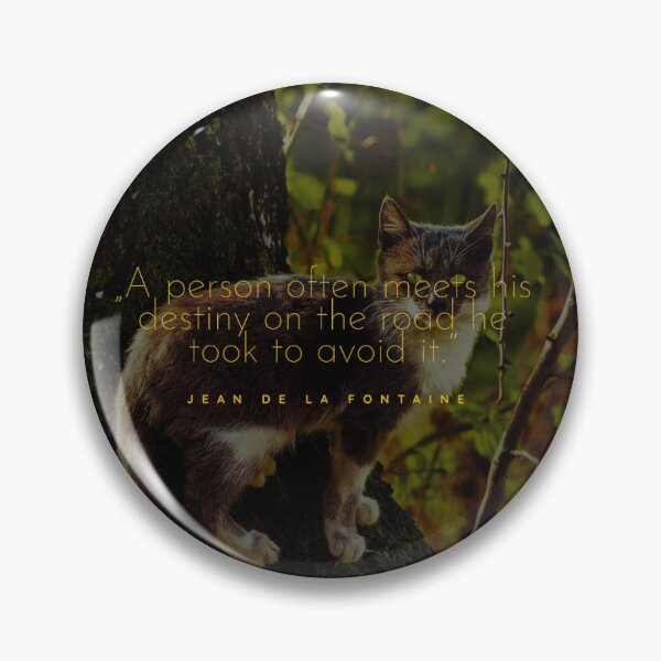 Item preview, Jean de la Fontaine #1 - Cat of Quotes designed and sold by Cat of Quotes.