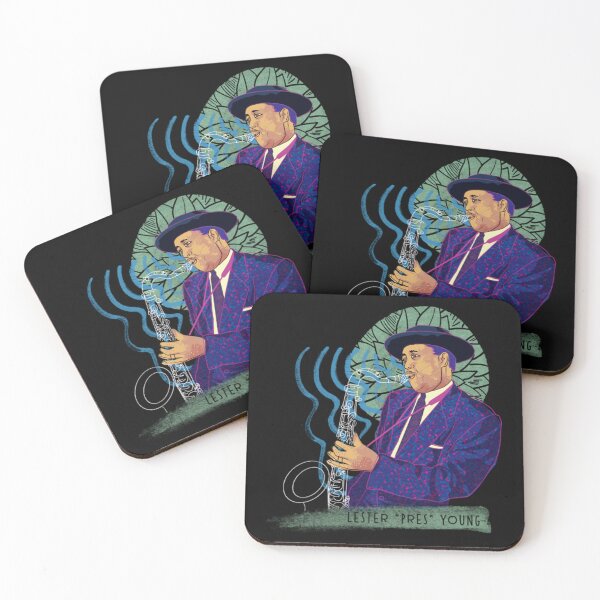 Item preview, Jazz legend Lester Young designed and sold by LukeMendes.