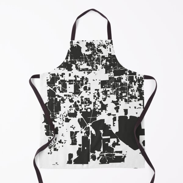Item preview, Orlando city Black white Map Art Florida USA designed and sold by EpicMaps.