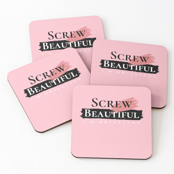Item preview, Screw Beautiful i'm Brilliant,quote designed and sold by behappysiempre.