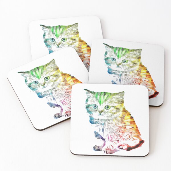 Item preview, Colorful Kitten designed and sold by NiftyTees.