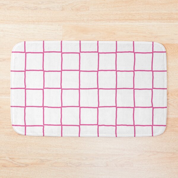 Item preview, Minimal Modern Checkered Grid in Pink designed and sold by cadinera.