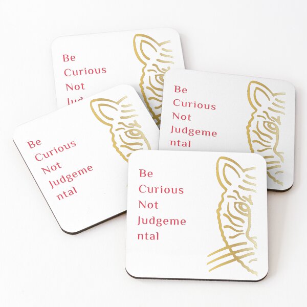 Item preview, be curious not judgemental                                    designed and sold by MMEPSTUDIOsx.
