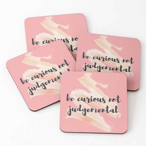 Item preview, be curious not judgemental                                   designed and sold by MMEPSTUDIOsx.