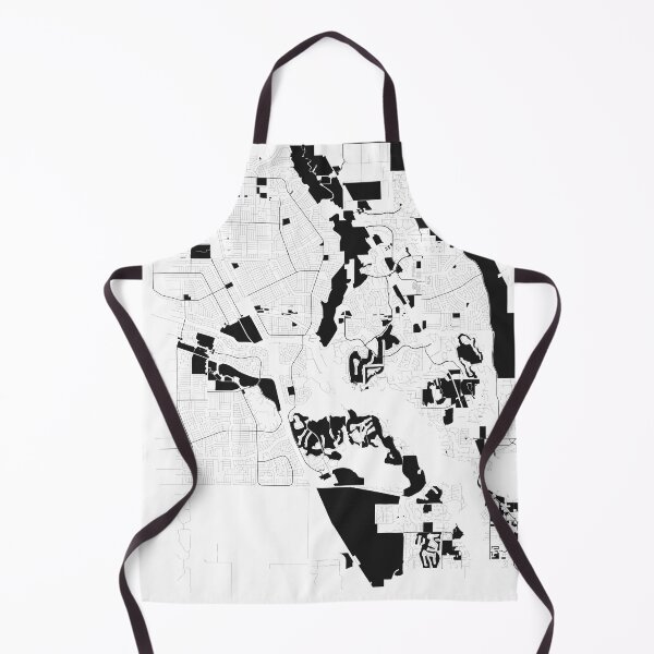 Item preview, Port St. Lucie city Black white Map Art Florida USA designed and sold by EpicMaps.
