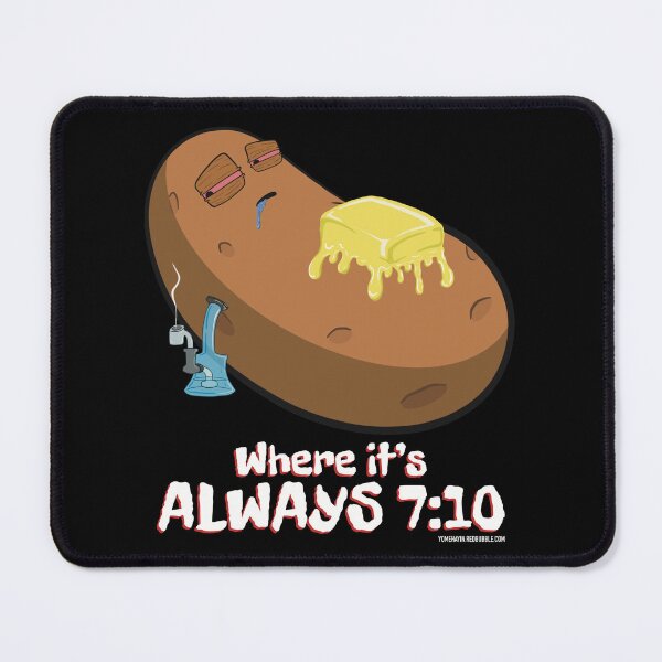Item preview, Stoned baked potato cartoon-where its always 710 designed and sold by YomeHayin.