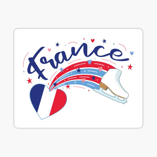 Item preview, Figure Skating France (White Background) designed and sold by TripleTriple.