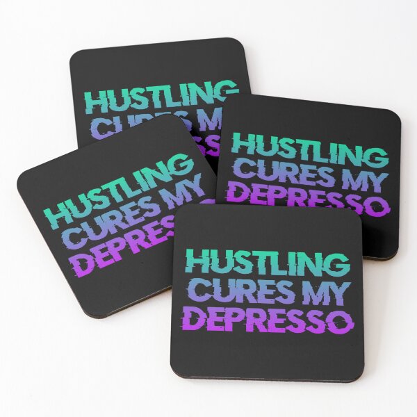 Item preview, Hustling cura mi depresión designed and sold by Organized Chaos Designs.