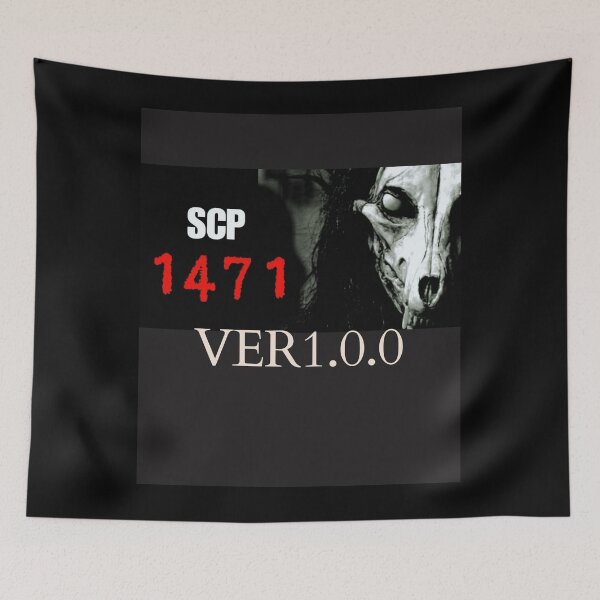 Item preview, SCP-1471 version 1.0.0 humanoid creature wolf's skull design designed and sold by Urban Aesthetics.