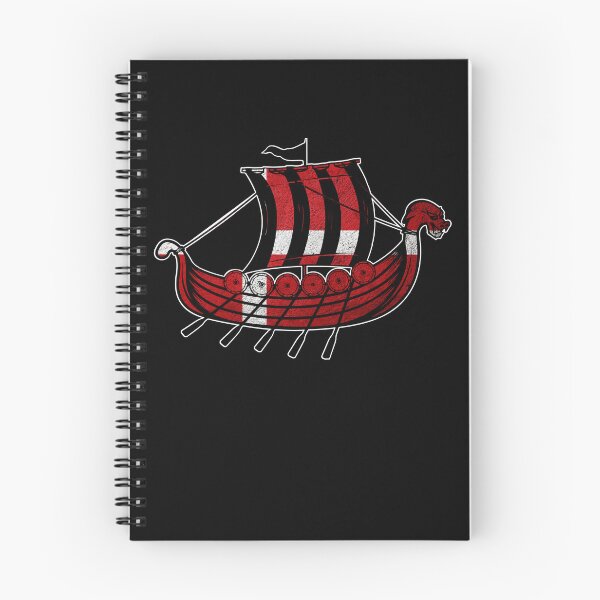 Item preview, Scandinavian Viking Ship Gift Denmark Lover Valhalla Viking designed and sold by DSWShirts.