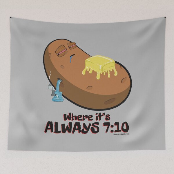 Item preview, Stoned baked potato cartoon-where its always 710 designed and sold by YomeHayin.