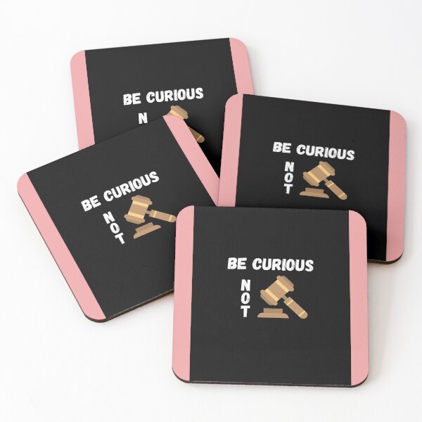 Item preview, be curious not judgemental Graphic   designed and sold by MMEPSTUDIOsx.