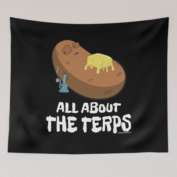 Item preview, Stoned baked potato cartoon-all about the terps  designed and sold by YomeHayin.