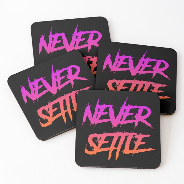 Item preview, Never Settle designed and sold by Organized Chaos Designs.