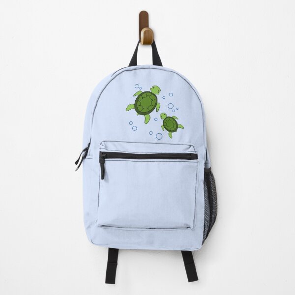 Item preview, Cute Mummy and Baby Green Turtles with Bubbles designed and sold by emDesign123.