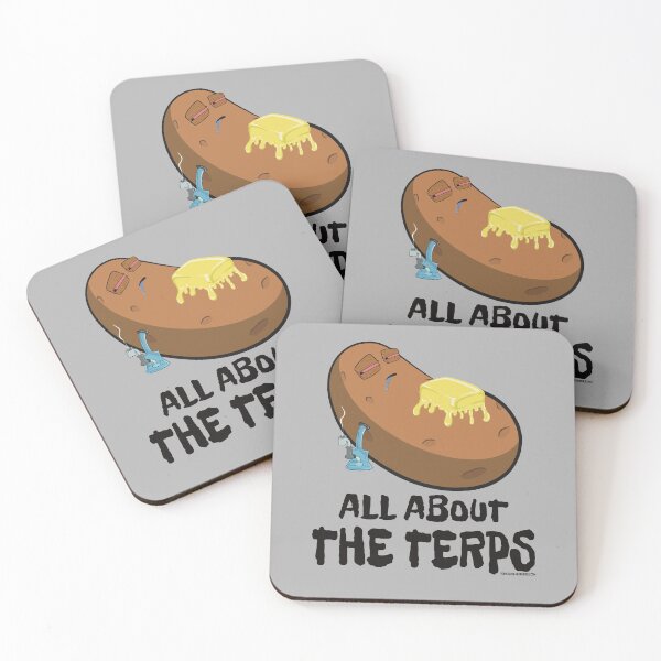 Item preview, Stoned baked potato cartoon-all about the terps  designed and sold by YomeHayin.