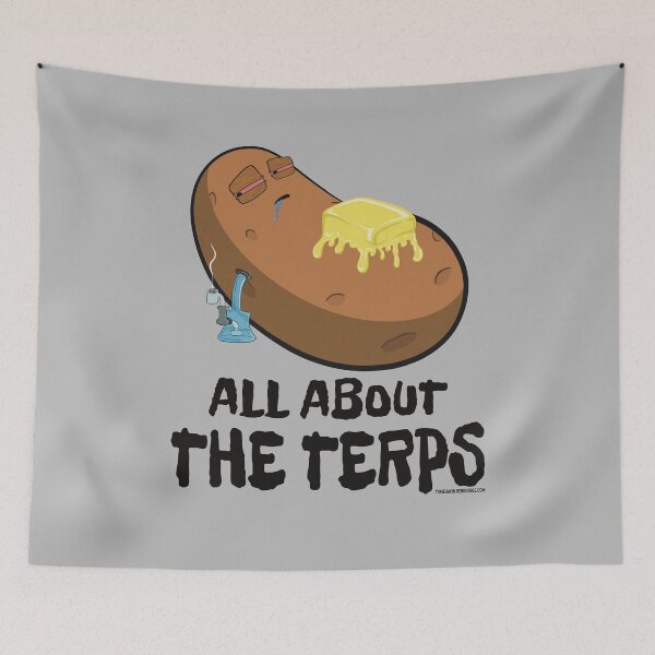 Item preview, Stoned baked potato cartoon-all about the terps  designed and sold by YomeHayin.