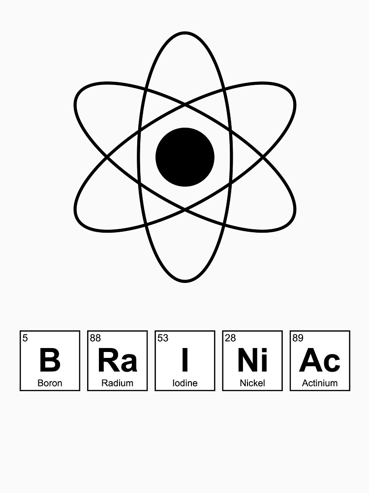 Thumbnail 7 of 7, Classic T-Shirt, Brainiac Chemical Elements designed and sold by ApplicVision.