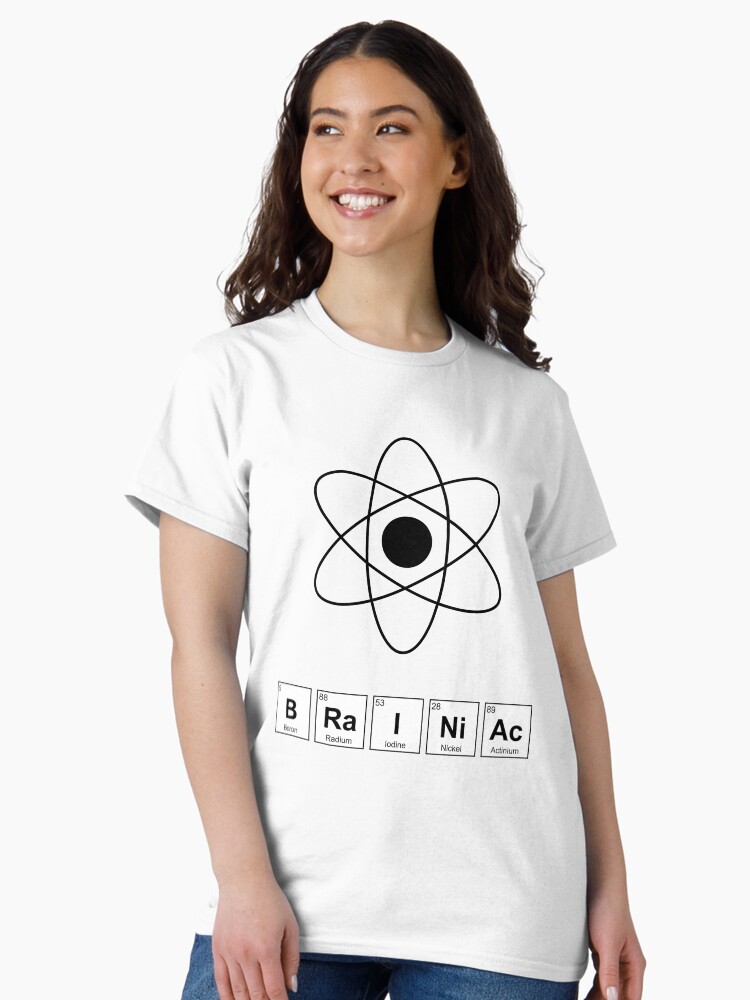 Thumbnail 2 of 7, Classic T-Shirt, Brainiac Chemical Elements designed and sold by ApplicVision.