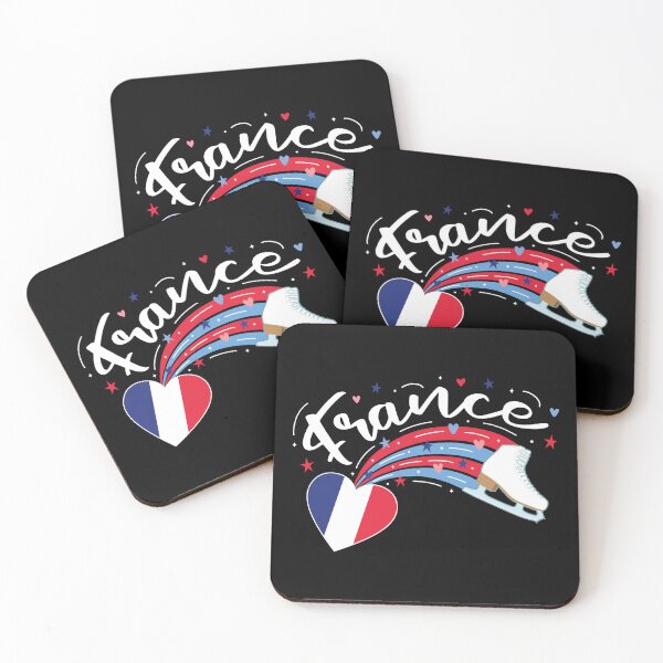 Item preview, Figure Skating France (Black Background) designed and sold by TripleTriple.