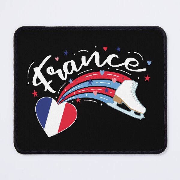 Item preview, Figure Skating France (Black Background) designed and sold by TripleTriple.