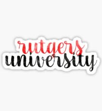 Rutgers University - Style 1 Sticker