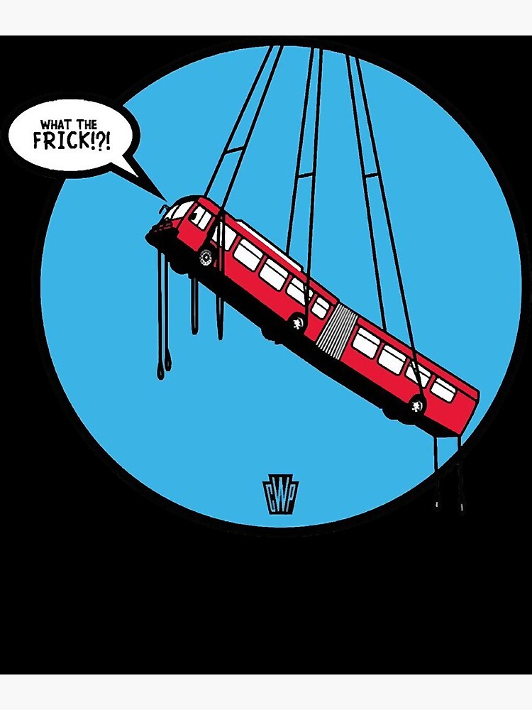 "pittsburgh bus" Art Print for Sale by halinamati Redbubble