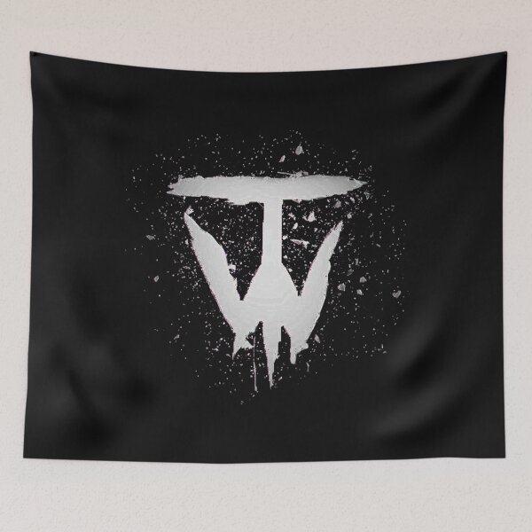Item preview, White Trigger Warning Paint Slash designed and sold by MakelleTony.