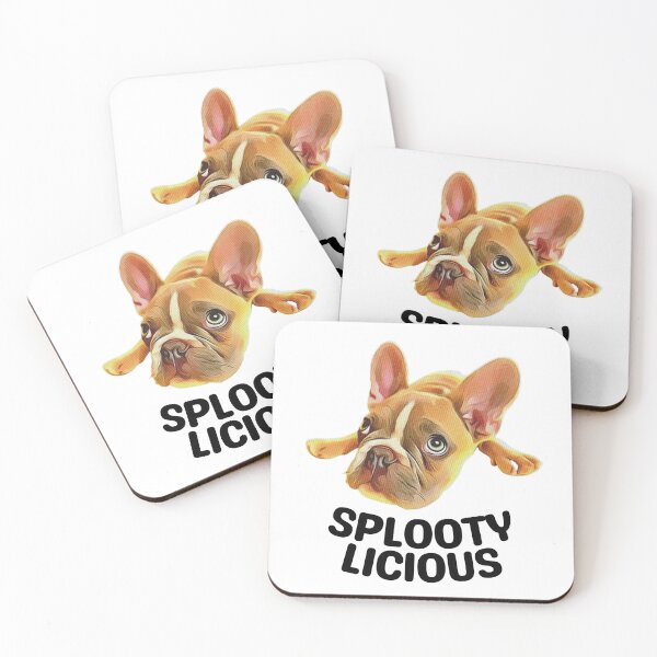 Item preview, Splooty-licious Frenchie - Splooting Golden Brown French Bulldog Puppy Art  designed and sold by Cawaiico.