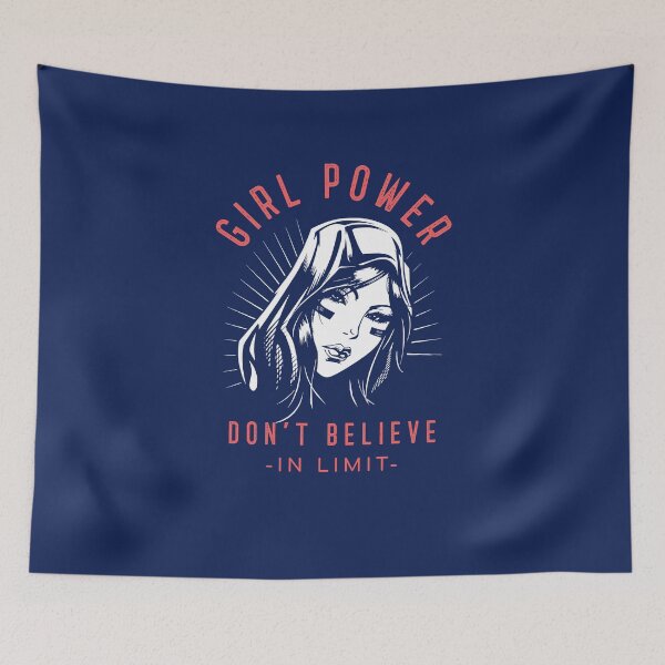 Item preview, GIRL POWER - DON'T BELIEVE IN LIMIT designed and sold by PositiveTeez.